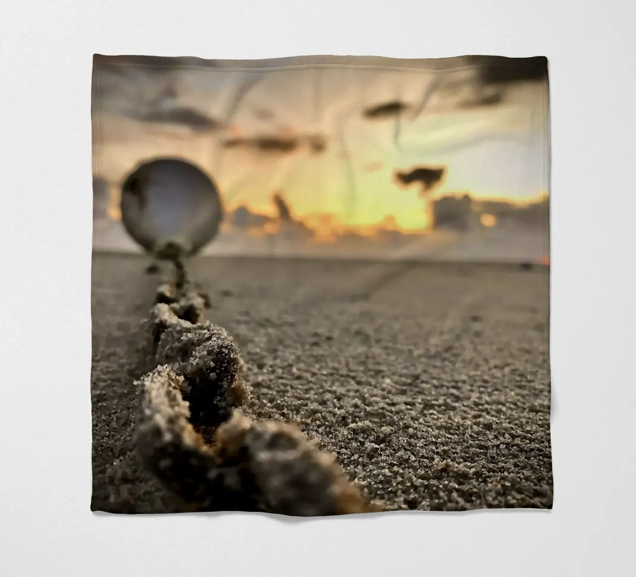 Boje Sankt Peter Ording fleece blanket by Dorothea Baur