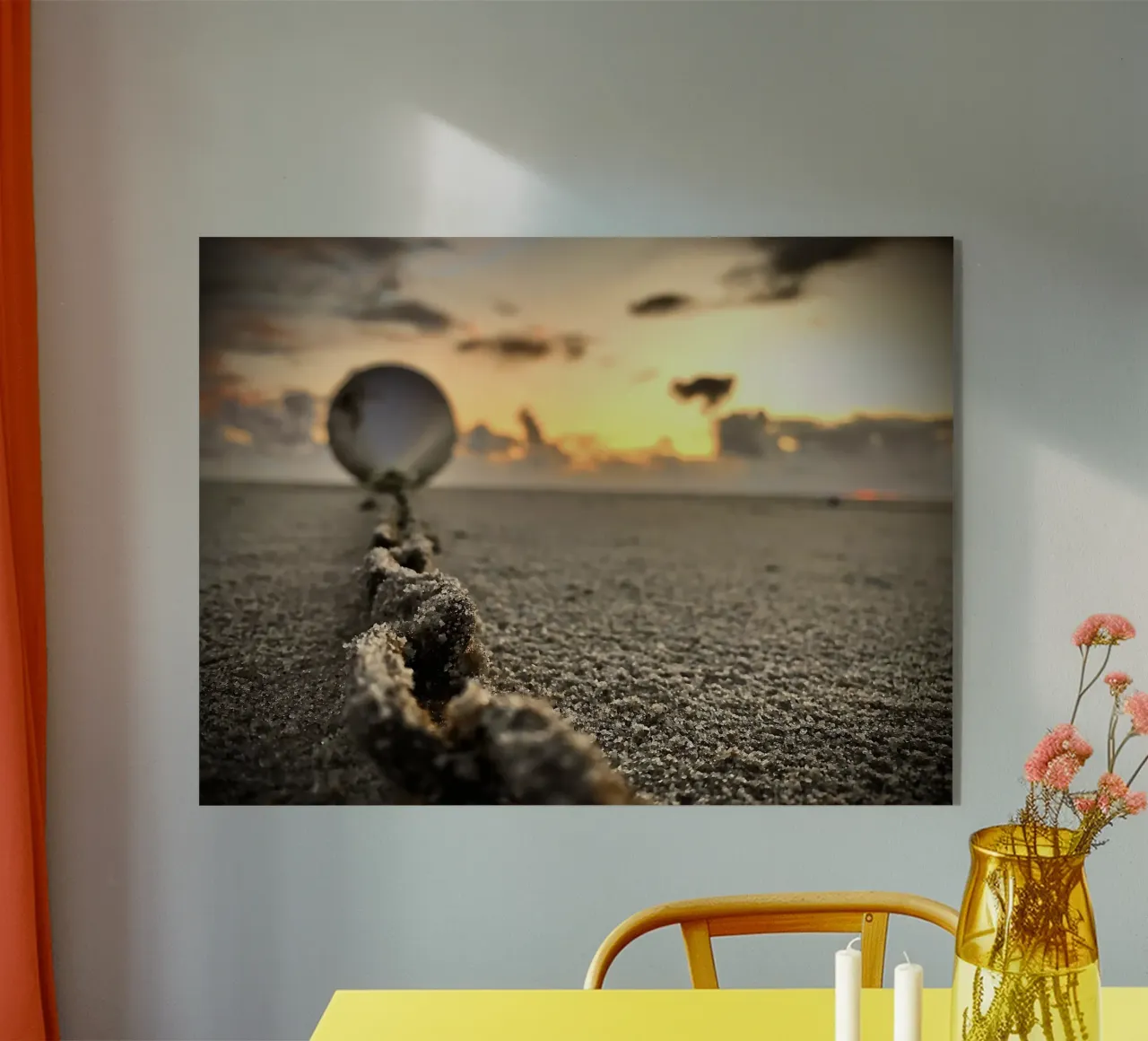 Boje Sankt Peter Ording acrylic glass by Dorothea Baur