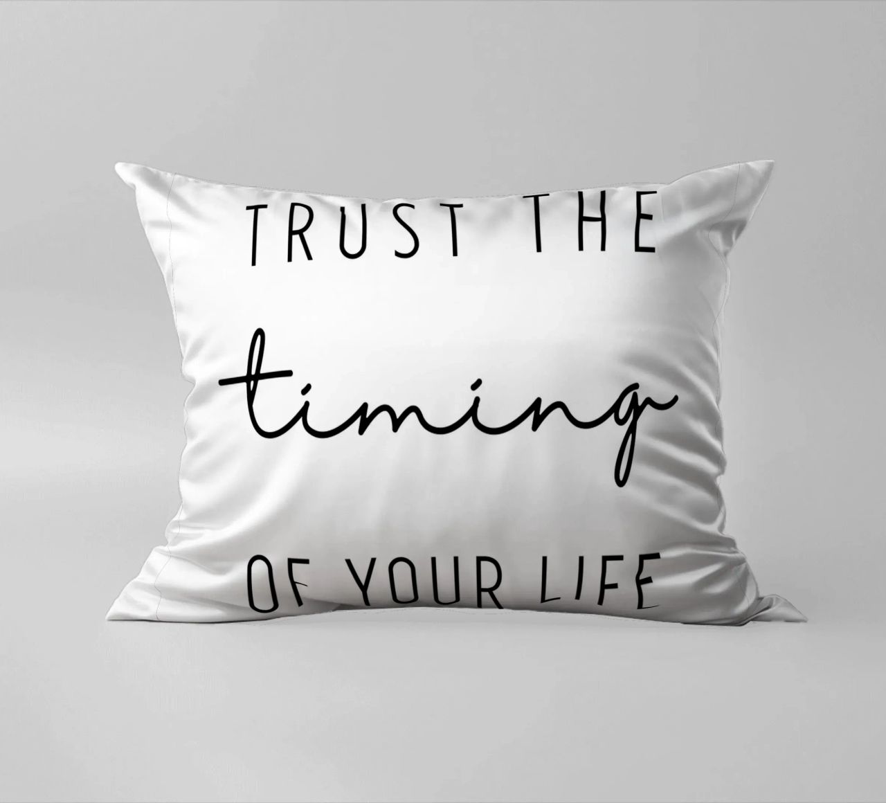 Trust the timing cuscino da BAINAI QUOTES