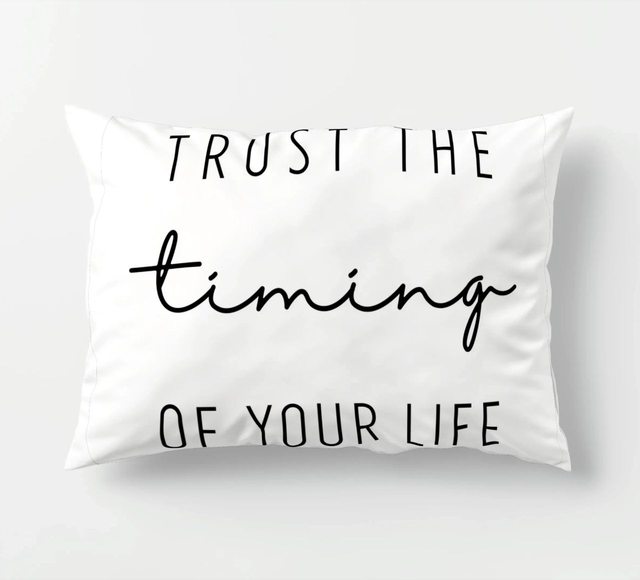 Trust the timing cuscino da BAINAI QUOTES