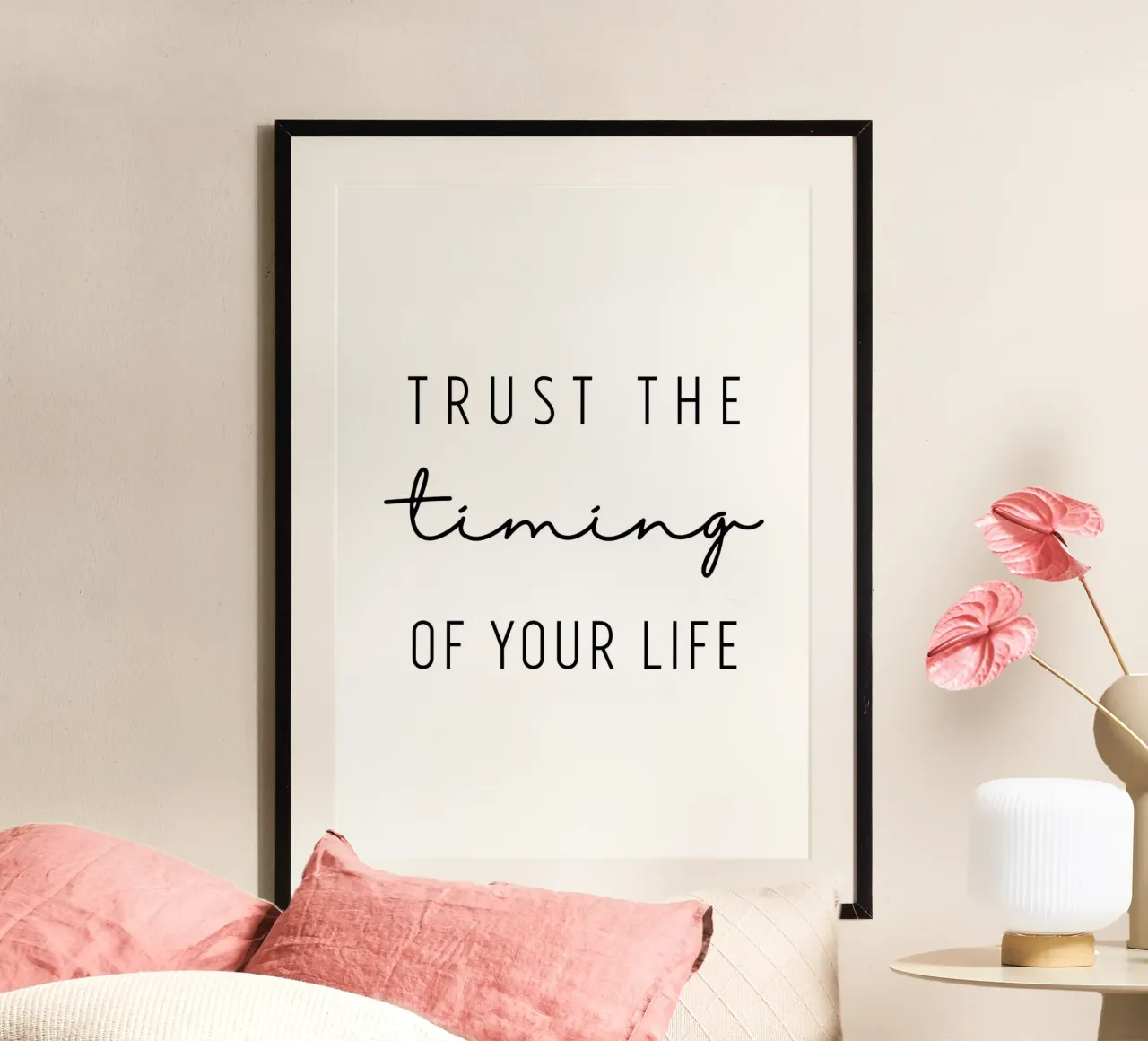 Trust the timing hahnemühle de BAINAI QUOTES