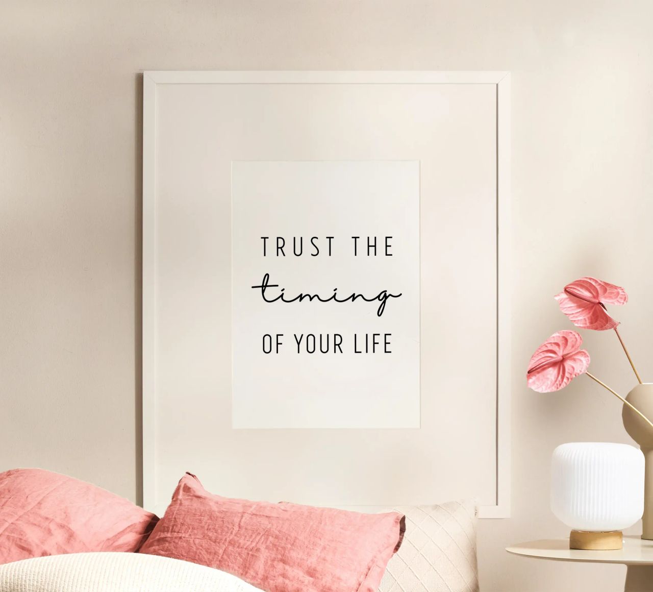 Trust the timing carta hahnemühle da BAINAI QUOTES