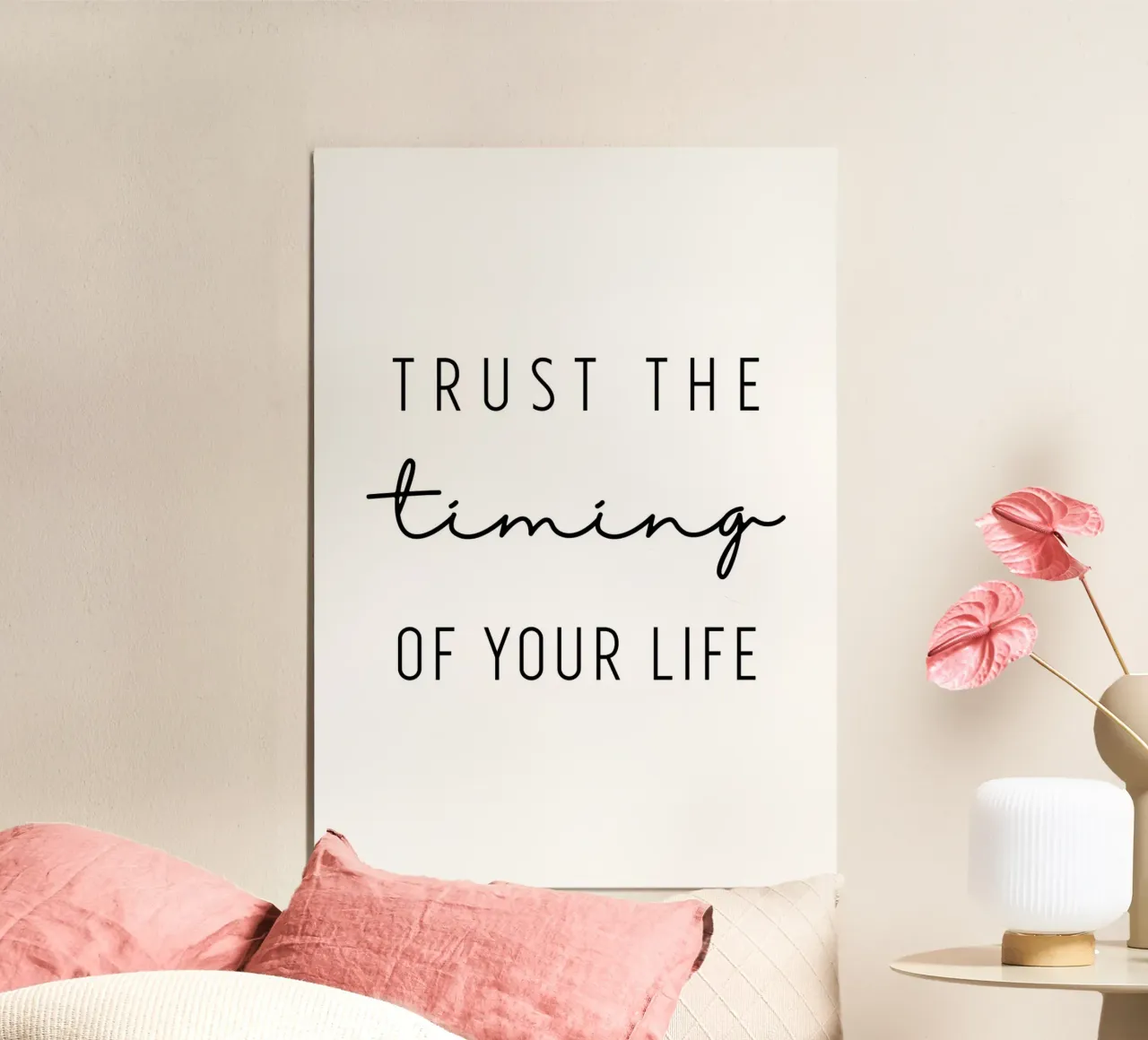 Trust the timing carta hahnemühle da BAINAI QUOTES