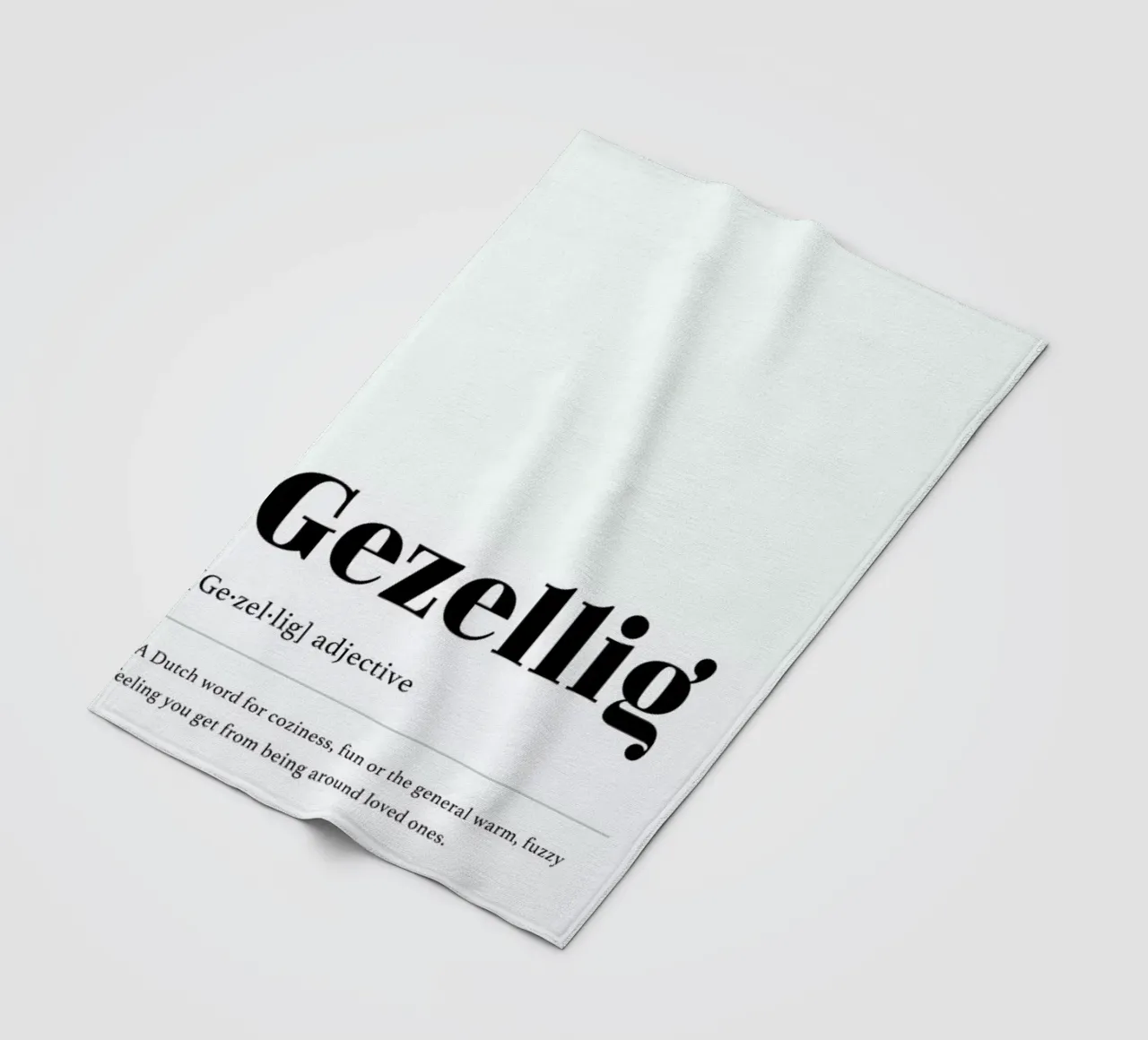 Gezellig coperta in pile da daylight design studio