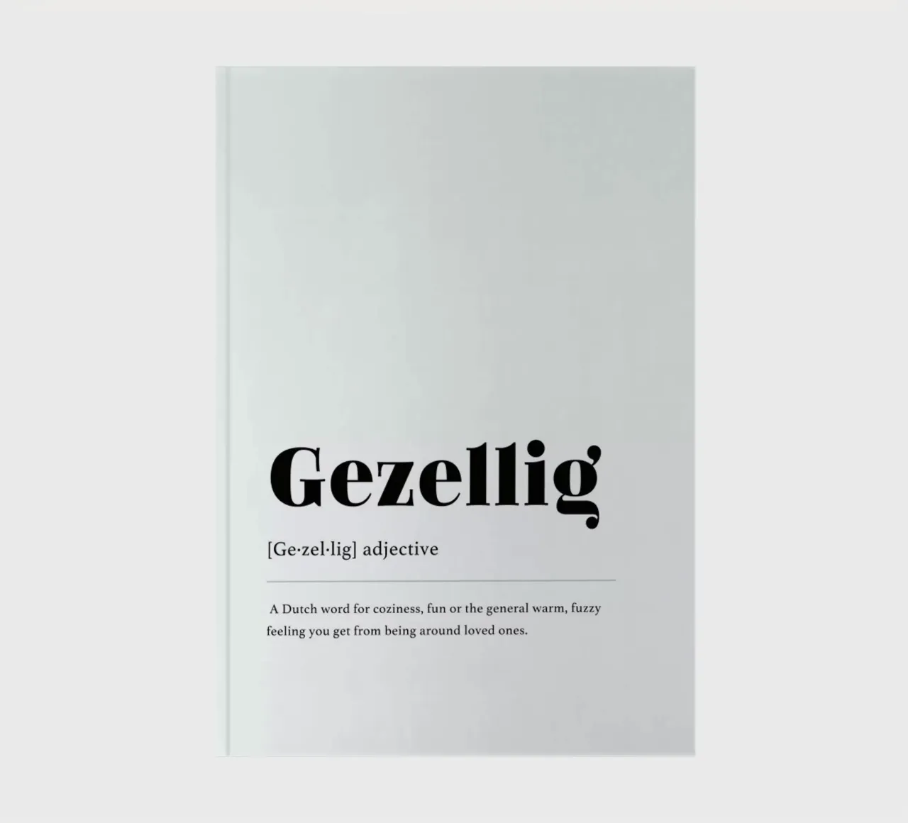Gezellig notebook by daylight design studio