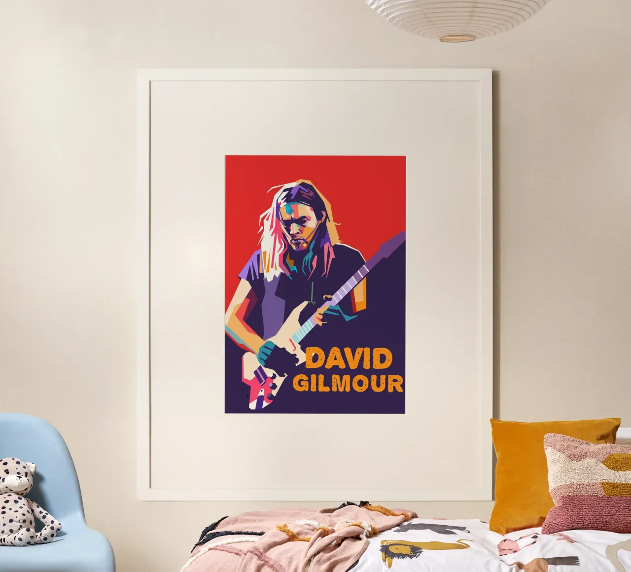 David Gilmour Kunst Poster von Hantamrata