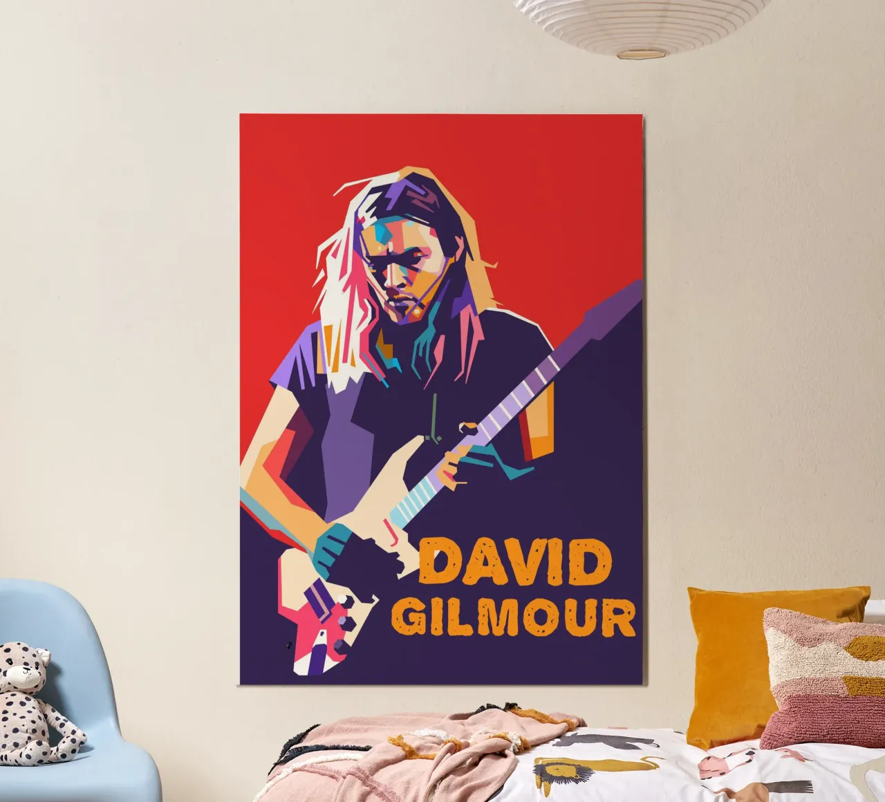 David Gilmour Kunst Poster von Hantamrata