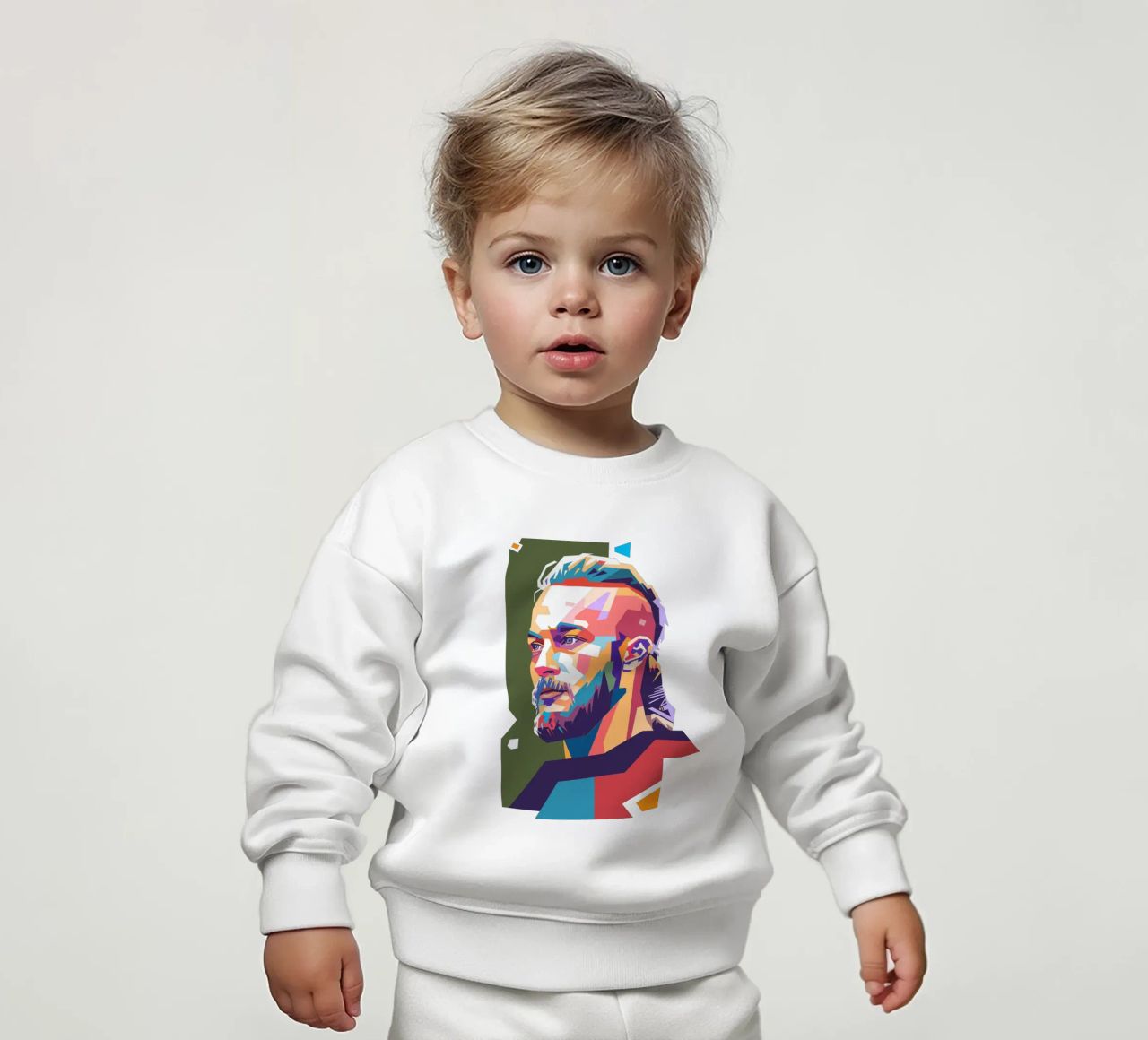 Ragnar Lothbrok el Vikingo sudadera de bebé de Hantamrata