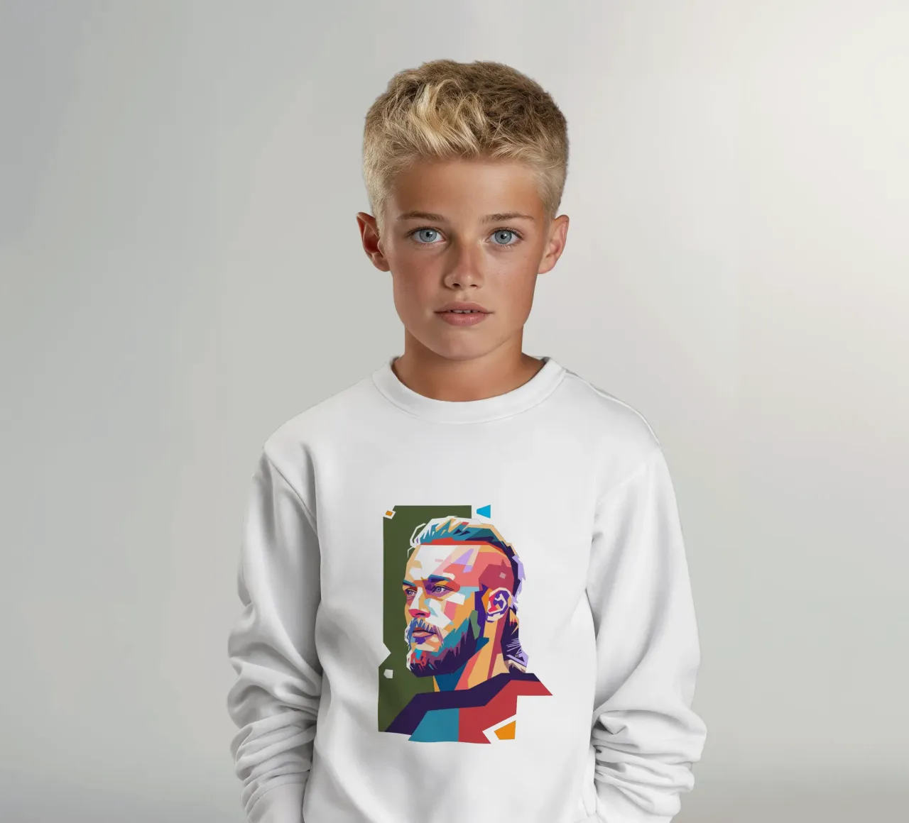 Ragnar Lothbrok der Wikinger Kinder Sweatshirt von Hantamrata