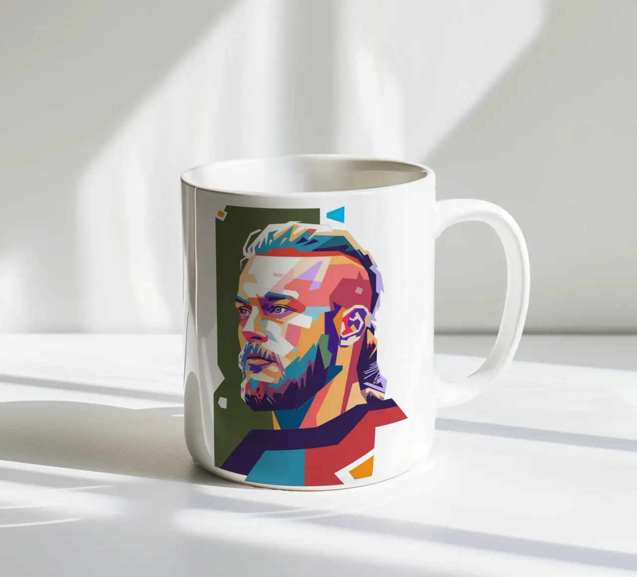 Ragnar Lothbrok il vichingo tazza in ceramica da Hantamrata
