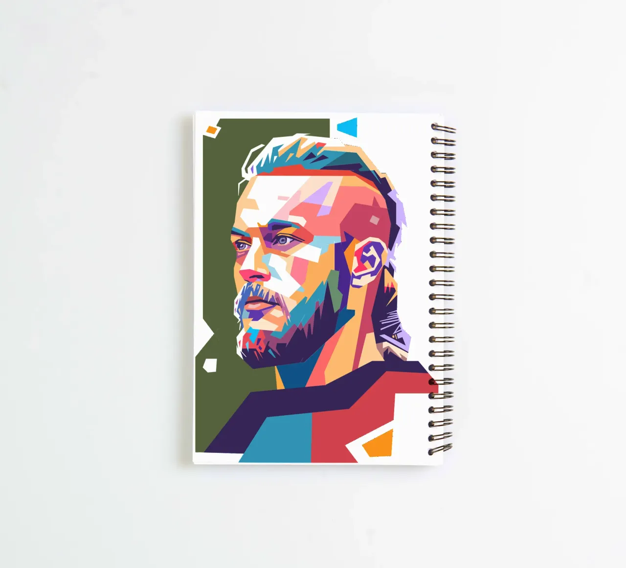 Ragnar Lothbrok the Viking spiral notebook by Hantamrata