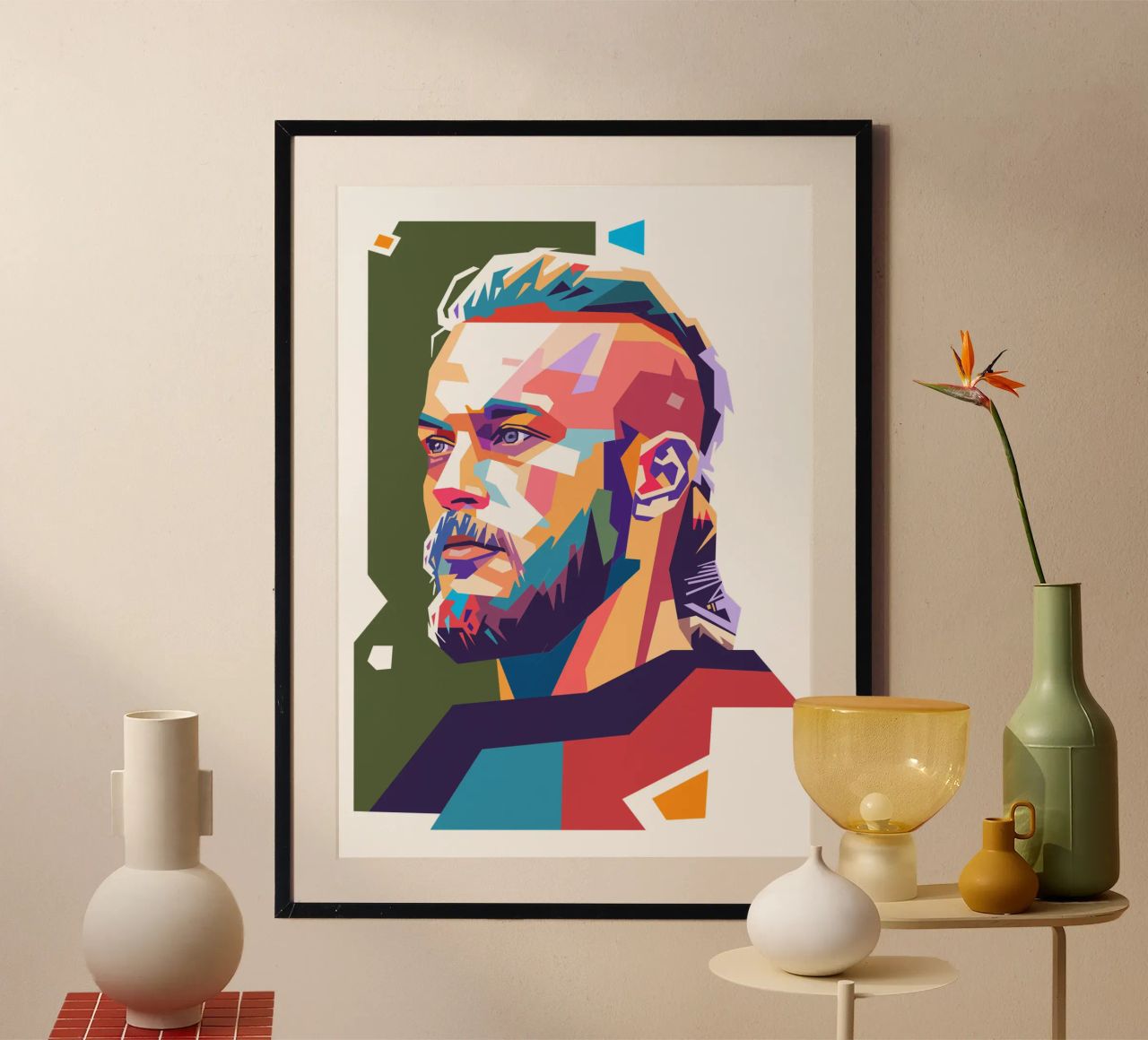 Ragnar Lothbrok el Vikingo poster de Hantamrata