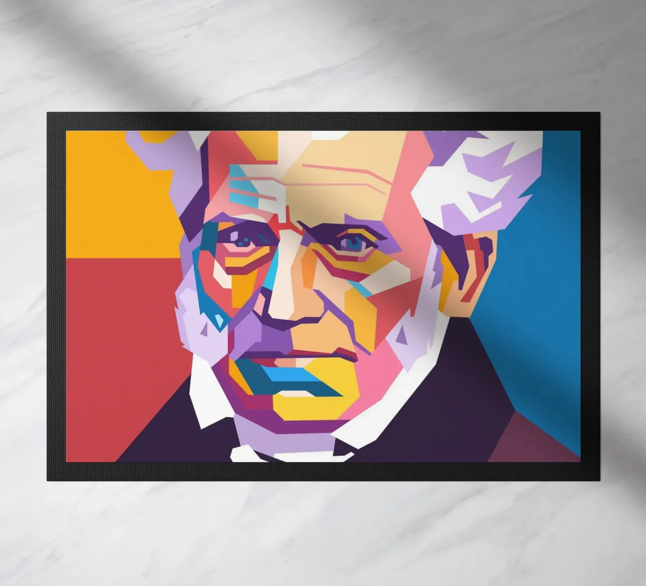 Ritratto pop art di Arthur Schopenhauer zerbino da Hantamrata