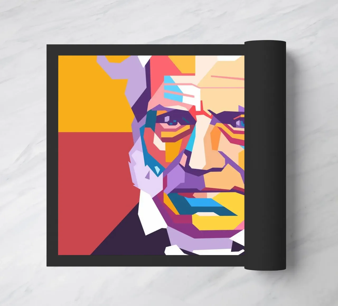 Ritratto pop art di Arthur Schopenhauer zerbino da Hantamrata