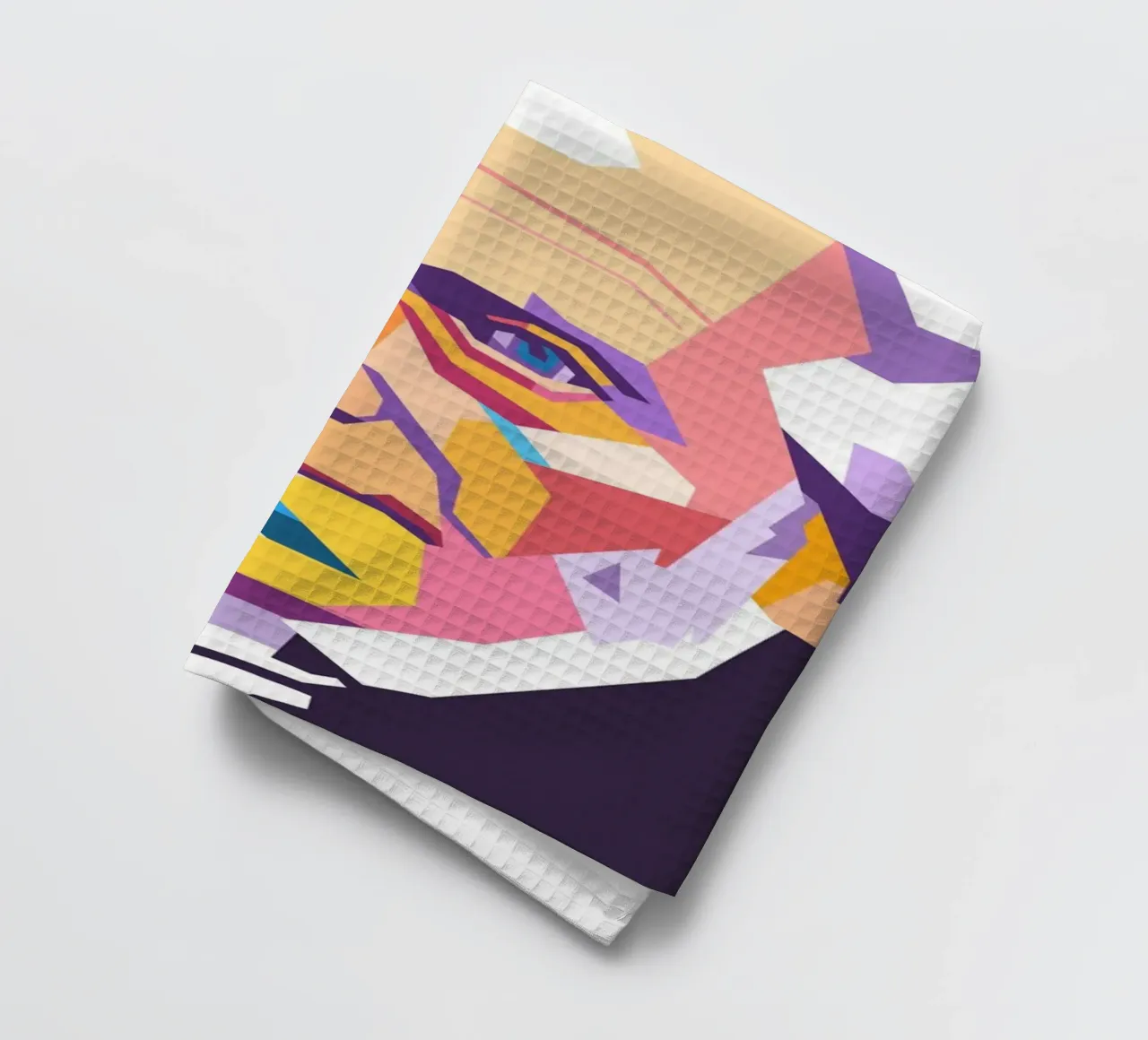 Arthur Schopenhauer pop art portrait tea towel by Hantamrata