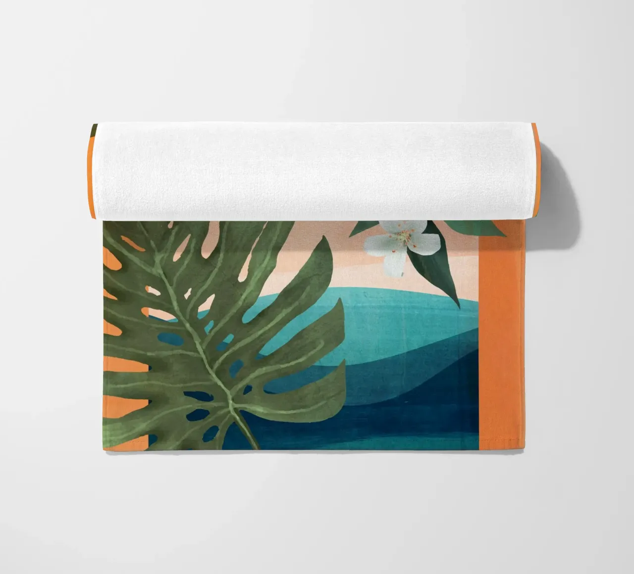Tropical Summer Abstract Art 10 telo mare da Flow Line