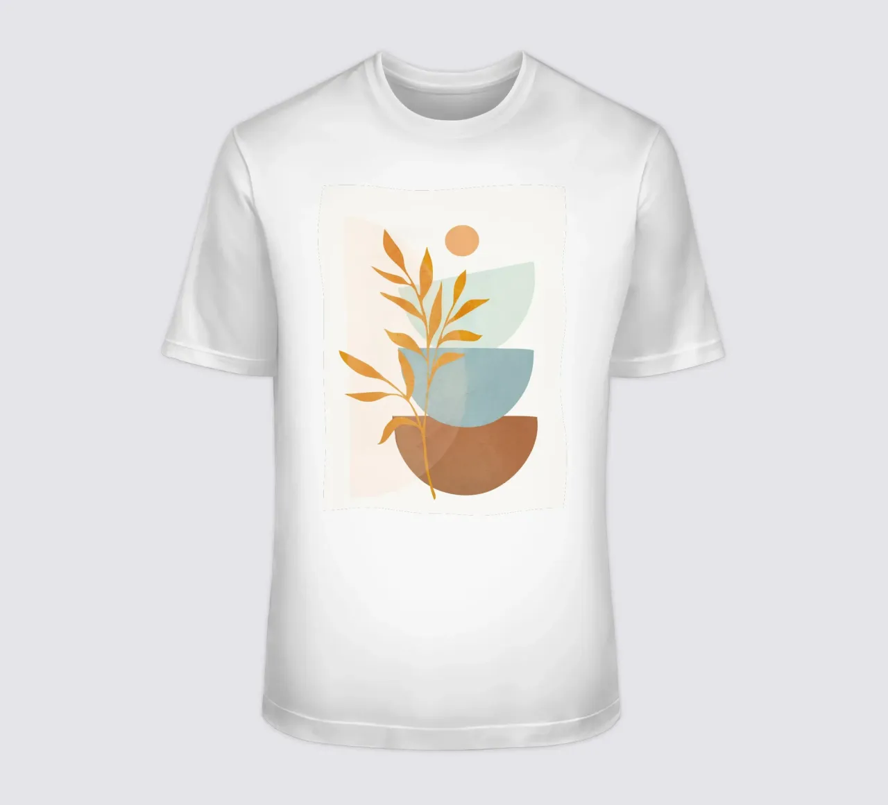 Soft Abstract Shapes 01 t-shirt da Flow Line