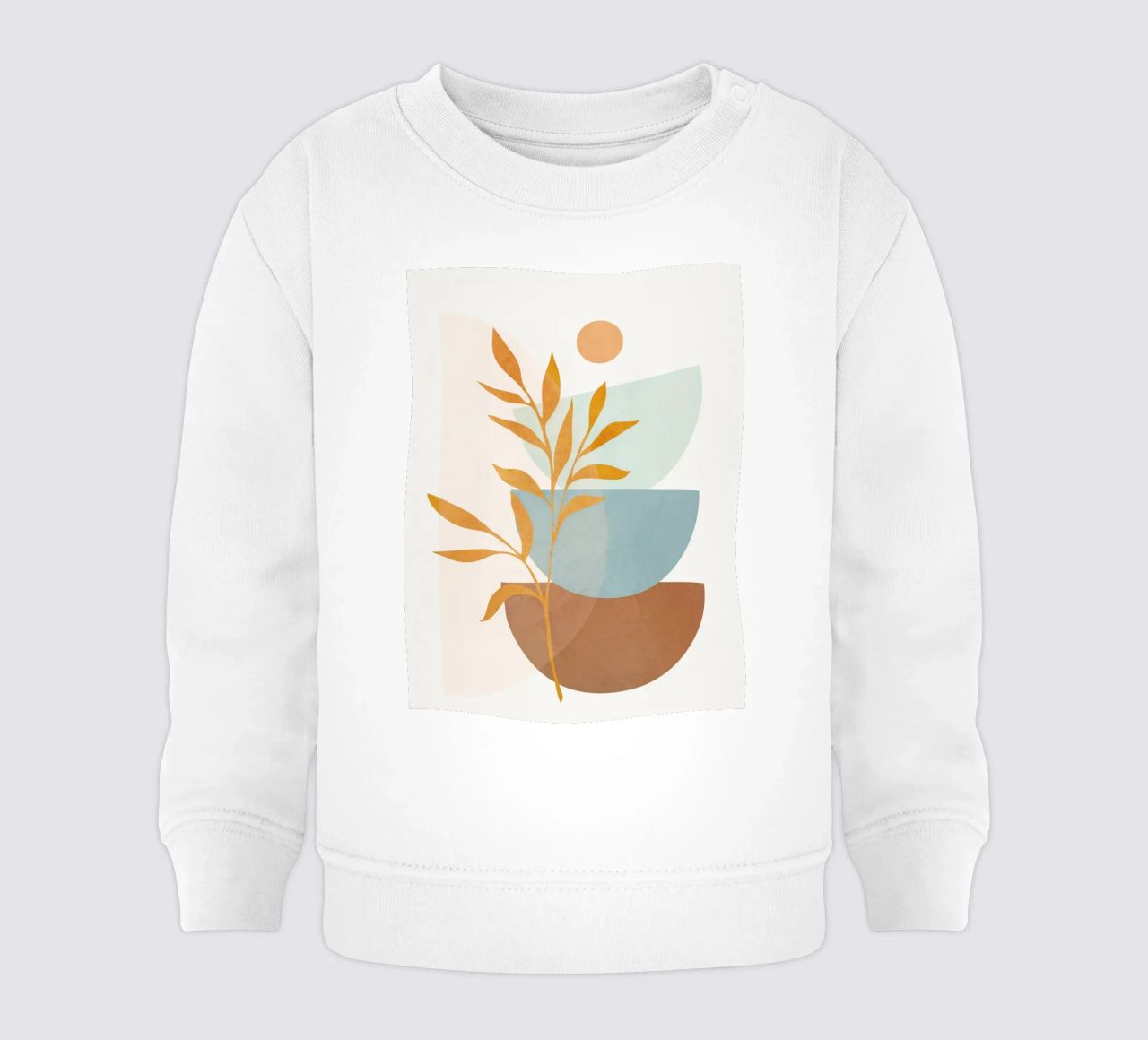 Soft Abstract Shapes 01 felpa neonato da Flow Line