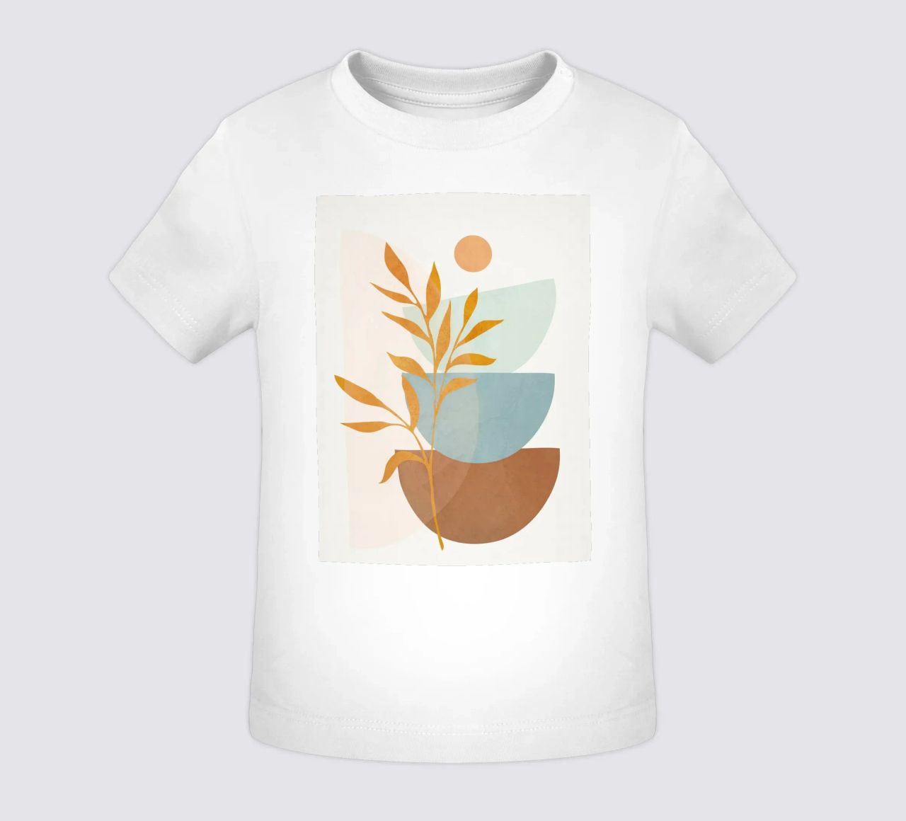 Soft Abstract Shapes 01 maglietta neonato da Flow Line