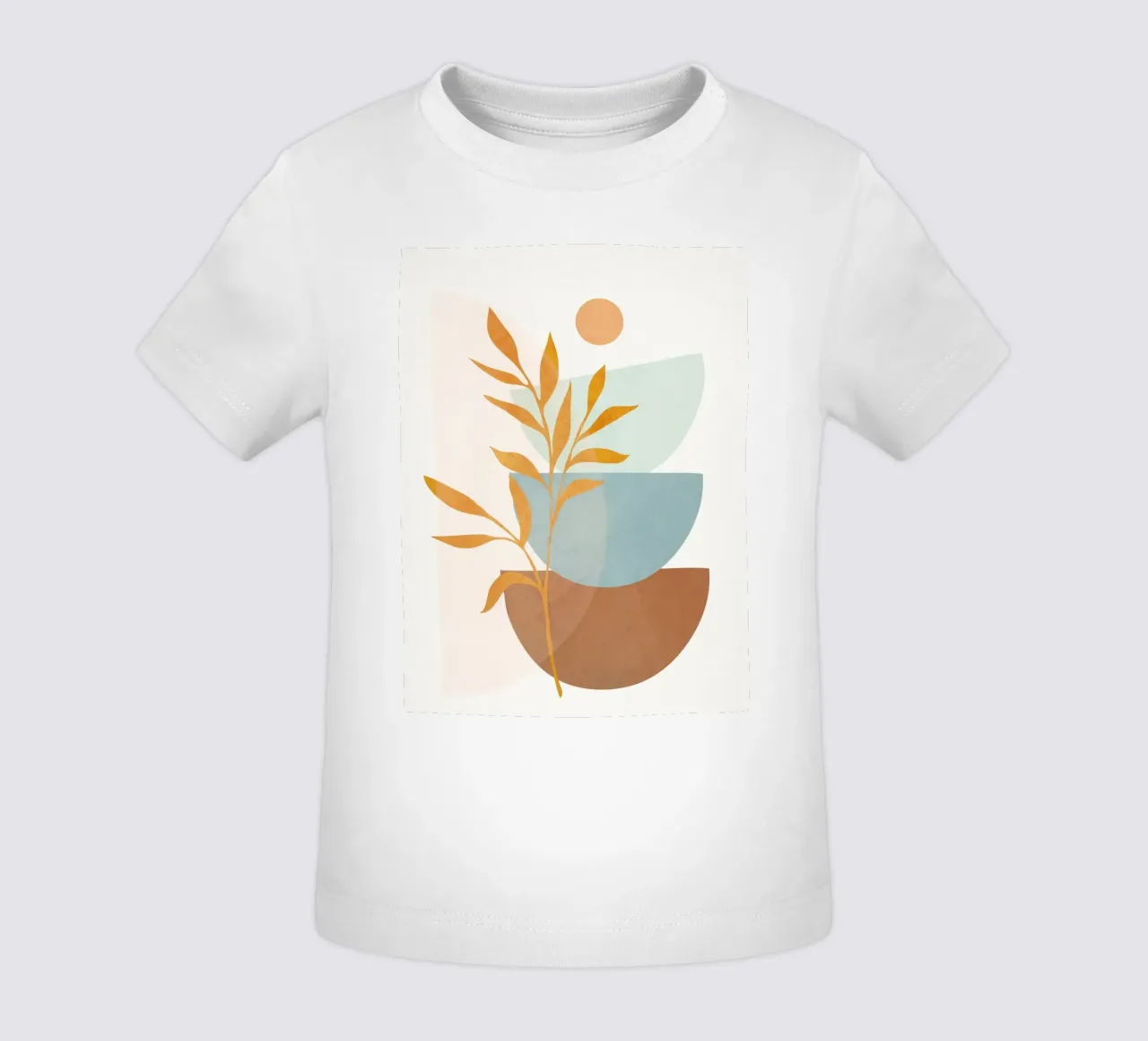 Soft Abstract Shapes 01 maglietta neonato da Flow Line