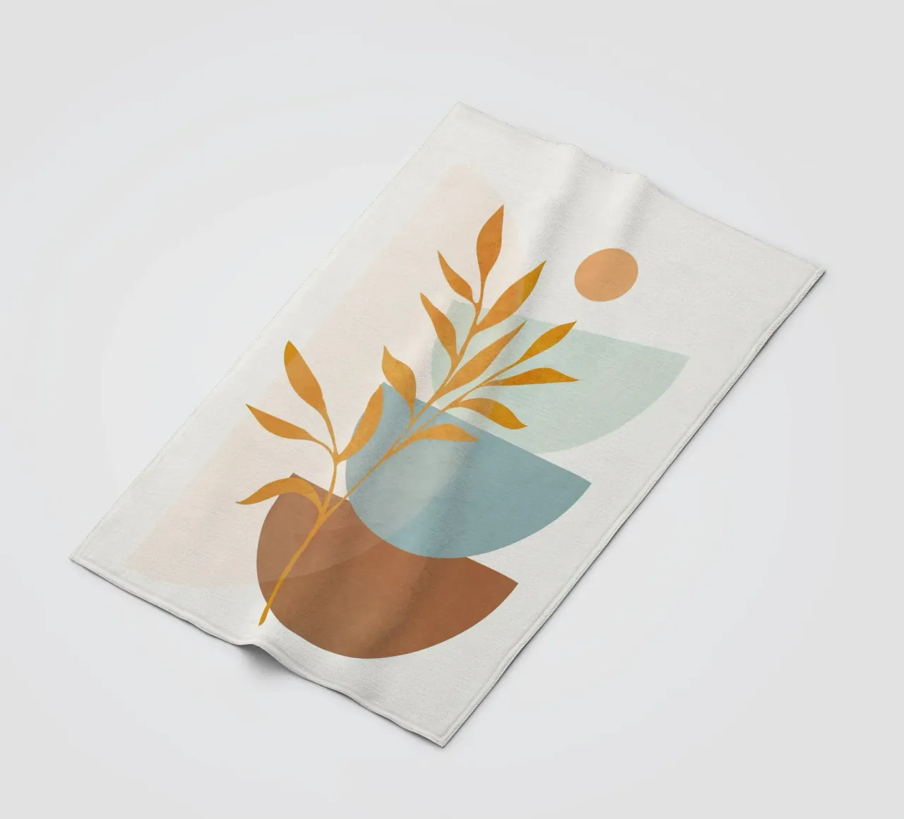 Soft Abstract Shapes 01 coperta in pile da Flow Line