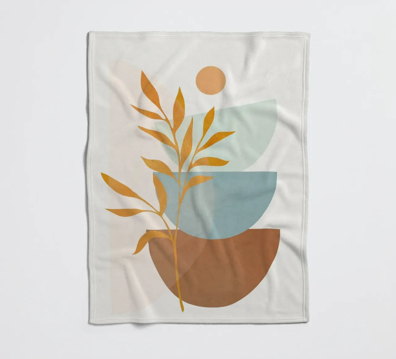 Soft Abstract Shapes 01 coperta in pile da Flow Line