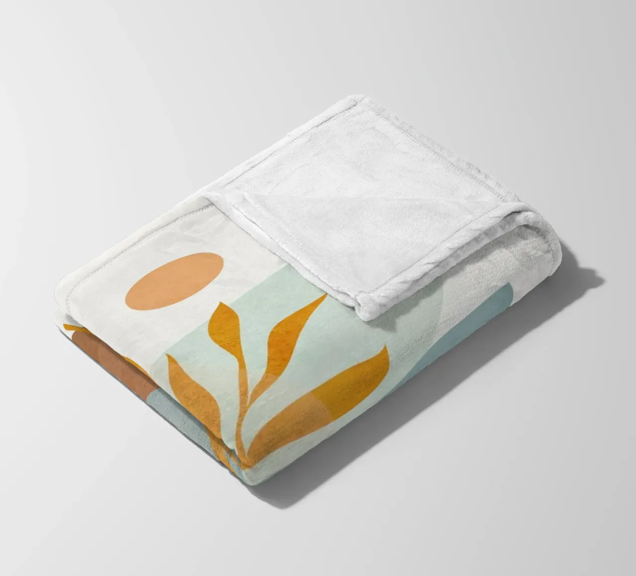 Soft Abstract Shapes 01 coperta in pile da Flow Line