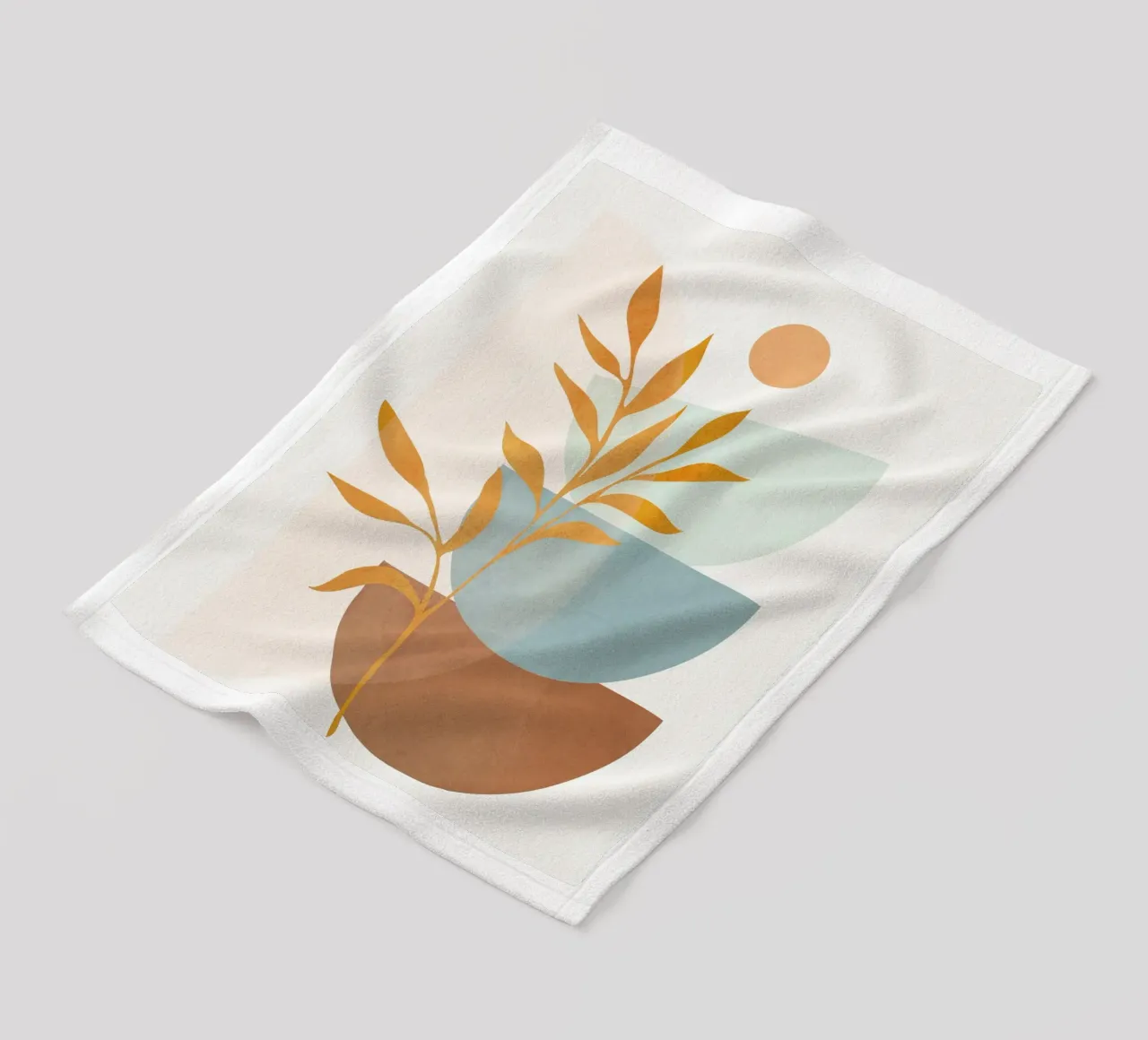 Soft Abstract Shapes 01 coperta in pile da Flow Line