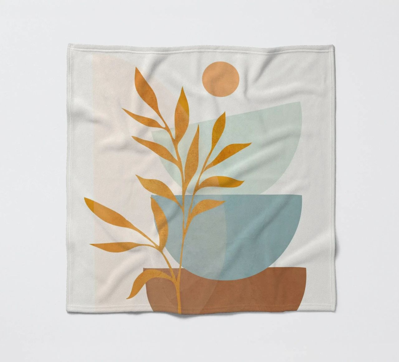 Soft Abstract Shapes 01 coperta in pile da Flow Line