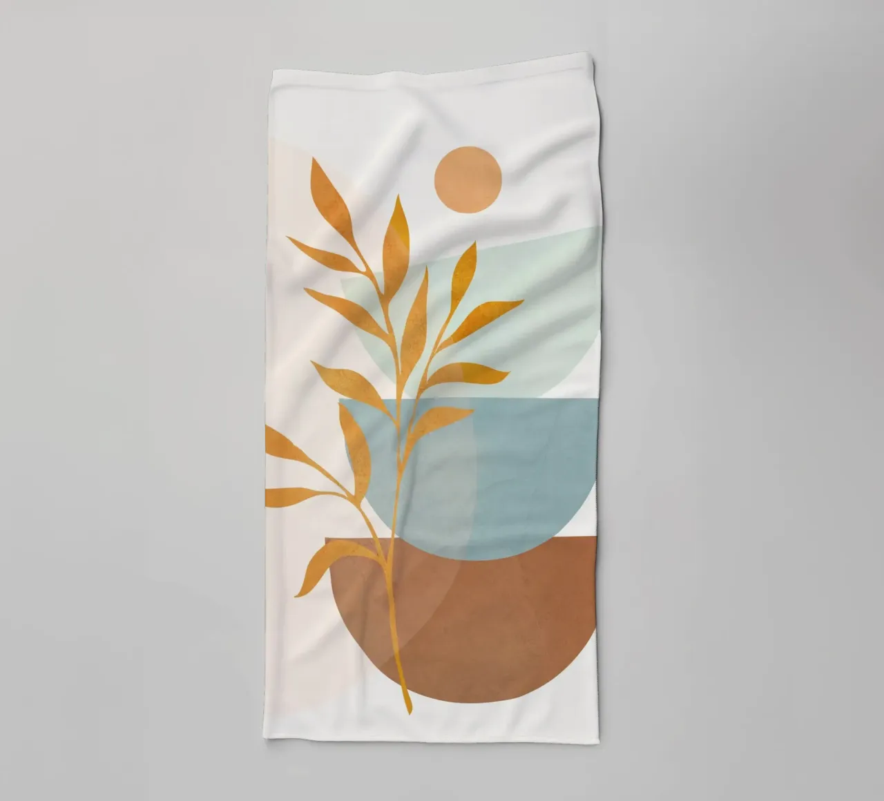 Soft Abstract Shapes 01 asciugamano da bagno da Flow Line