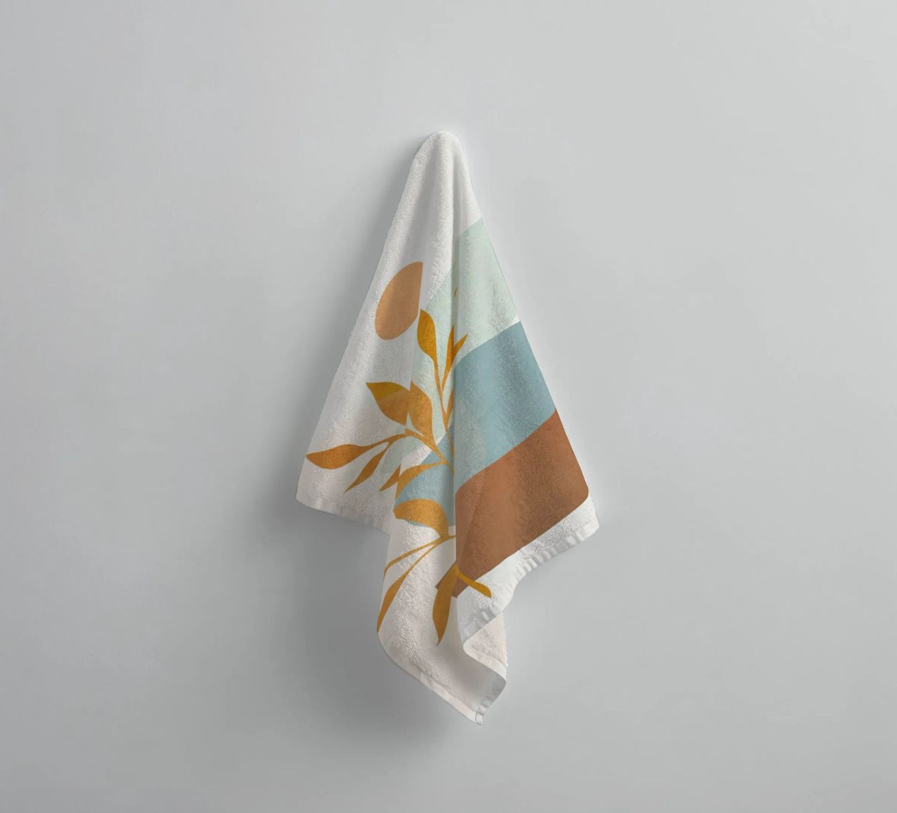 Soft Abstract Shapes 01 serviette de bain de Flow Line