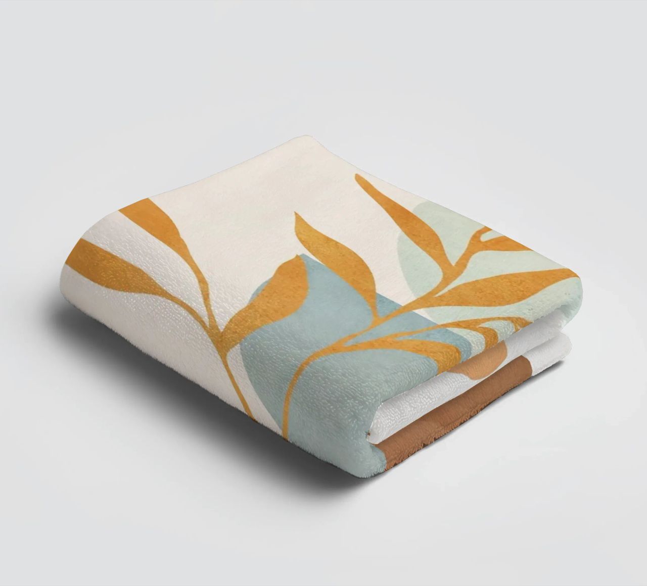 Soft Abstract Shapes 01 serviette de bain de Flow Line
