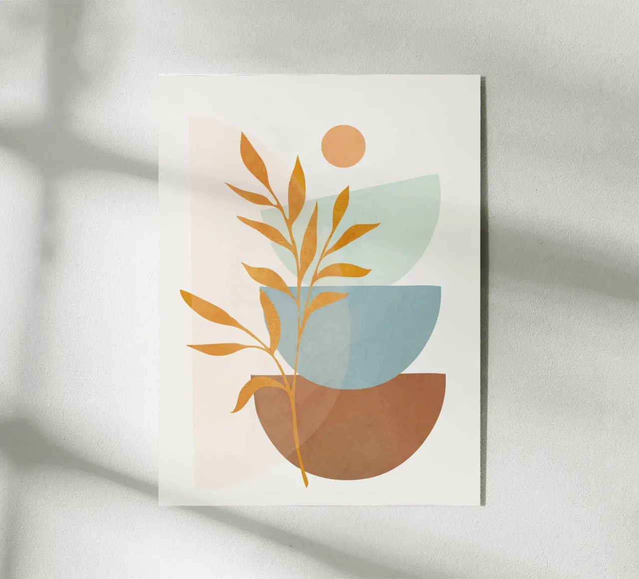 Soft Abstract Shapes 01 acrylic glass by Flow Line
