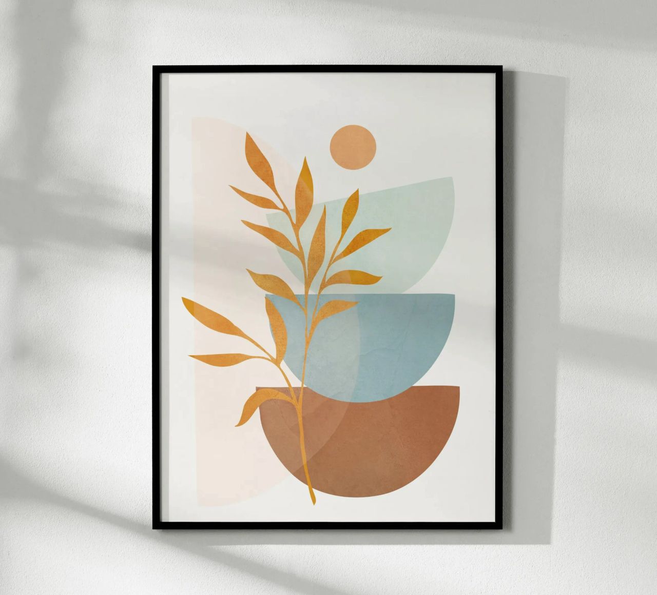 Soft Abstract Shapes 01 poster de Flow Line