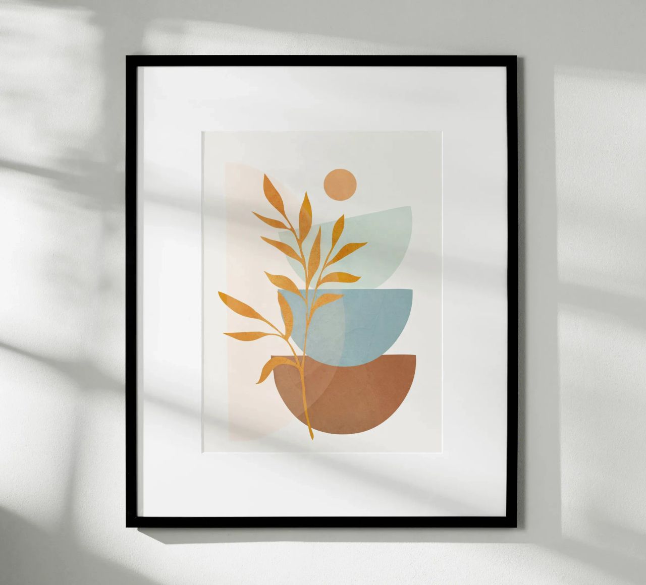 Soft Abstract Shapes 01 poster de Flow Line
