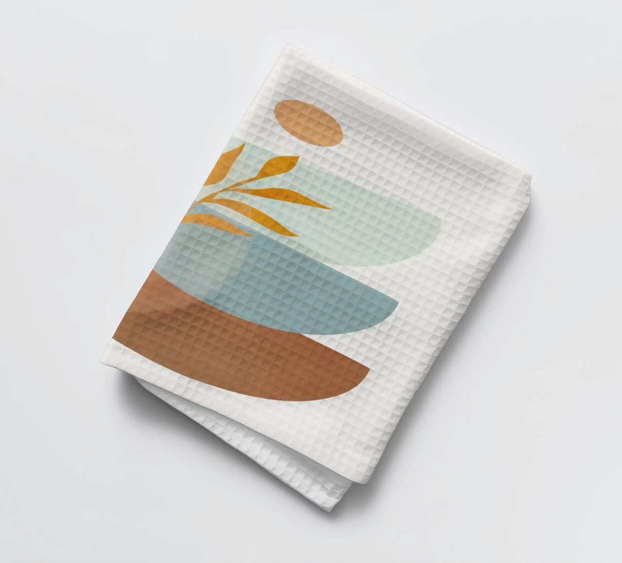 Soft Abstract Shapes 01 torchon de Flow Line