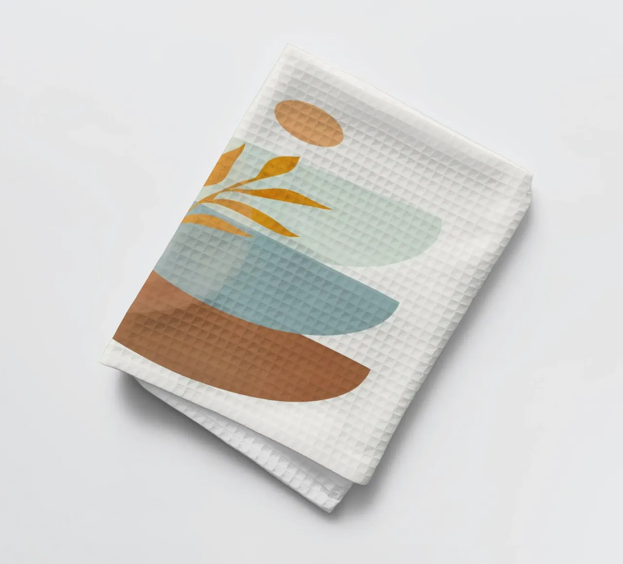 Soft Abstract Shapes 01 canovaccio da cucina da Flow Line