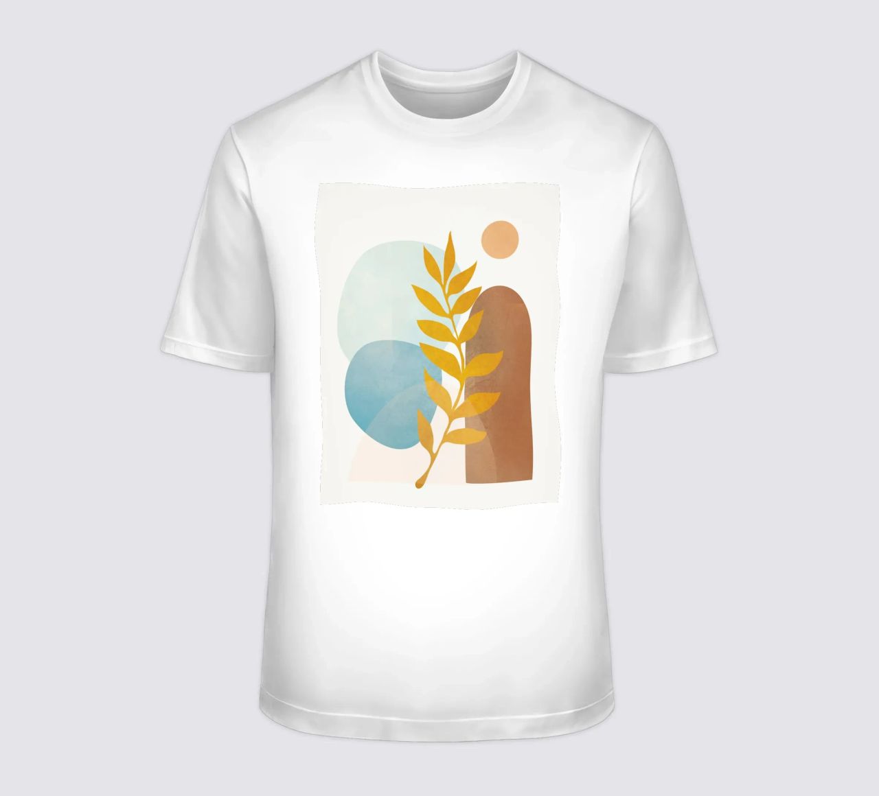 Soft Abstract Shapes 04 t-shirt da Flow Line
