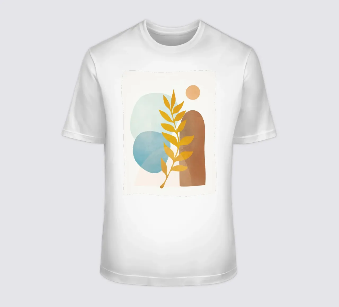 Soft Abstract Shapes 04 t-shirt da Flow Line