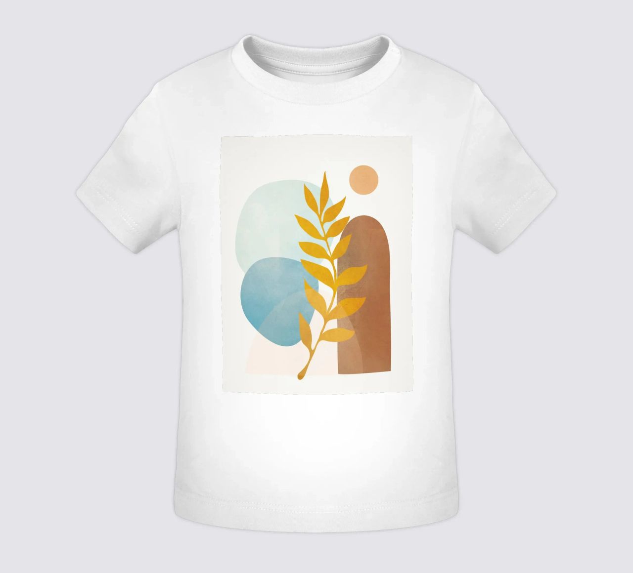 Soft Abstract Shapes 04 maglietta neonato da Flow Line