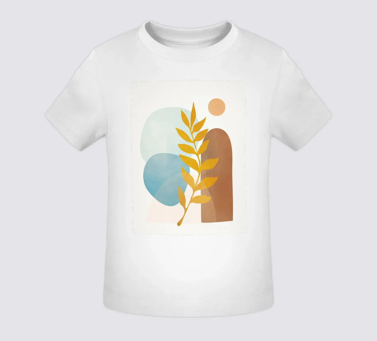 Soft Abstract Shapes 04 maglietta neonato da Flow Line