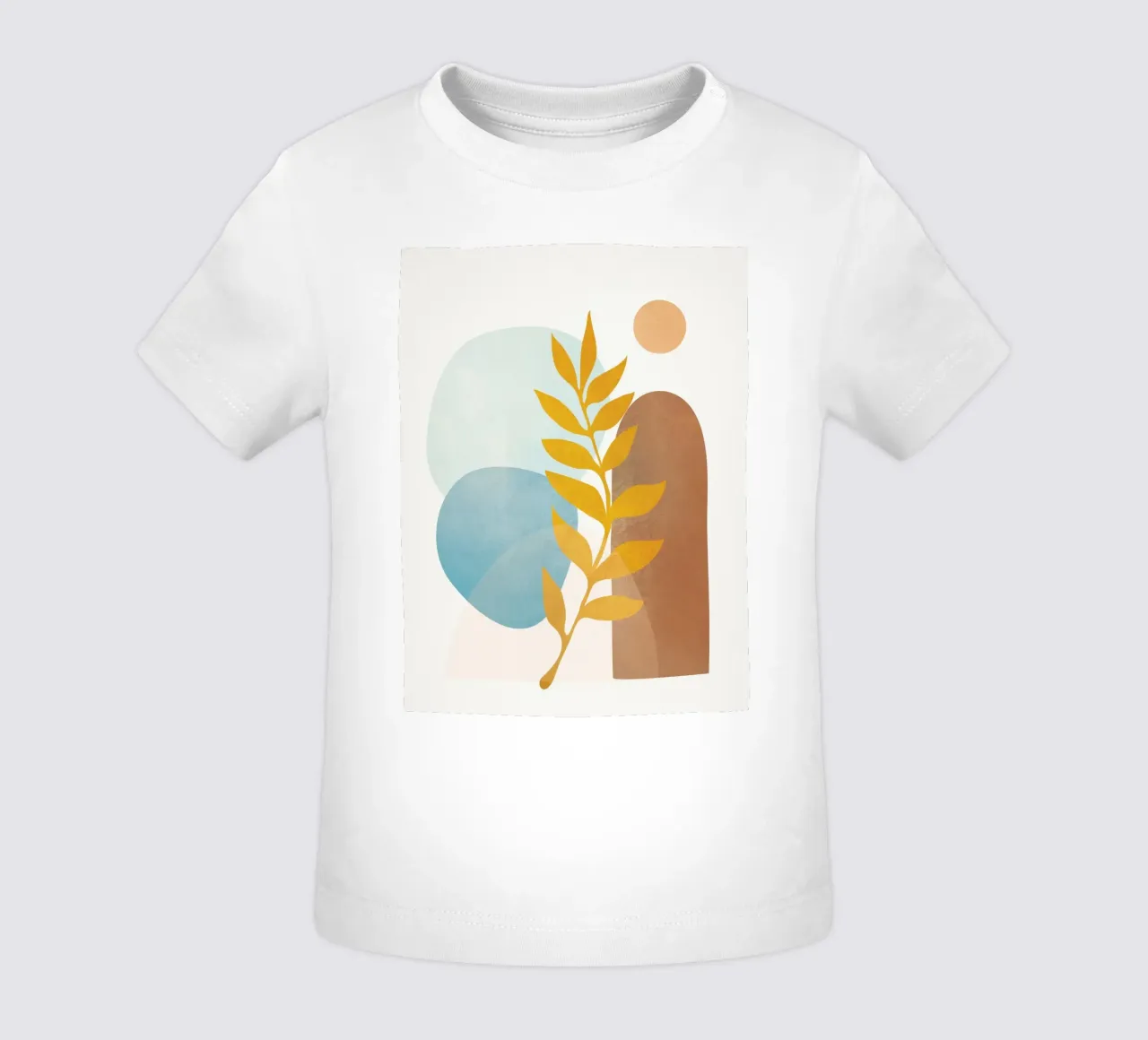 Soft Abstract Shapes 04 maglietta neonato da Flow Line