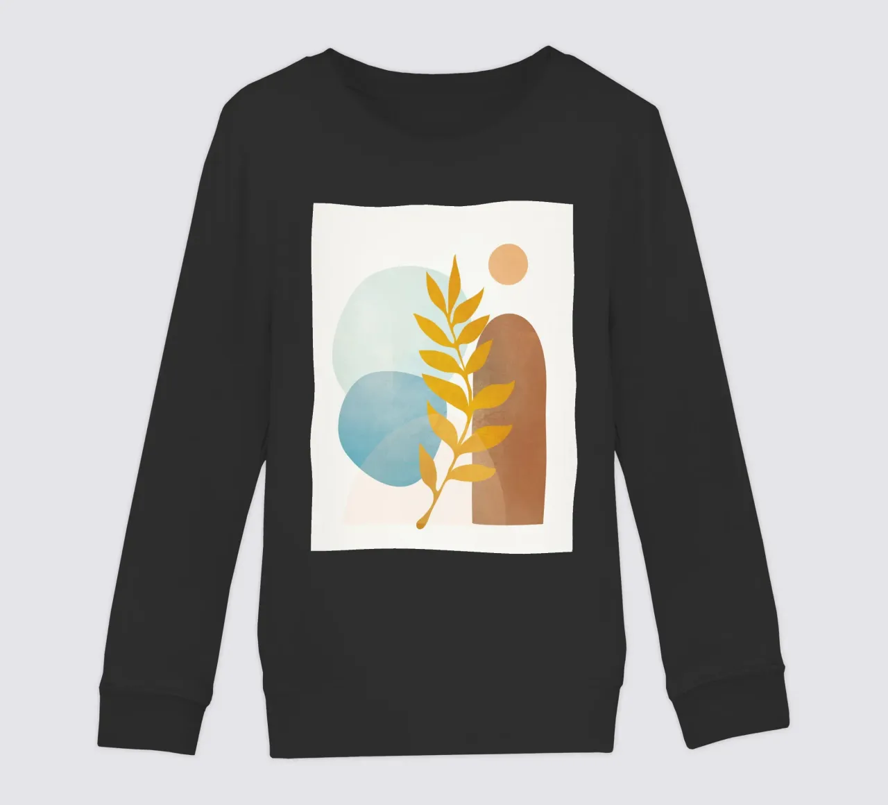 Soft Abstract Shapes 04 felpa bambino da Flow Line