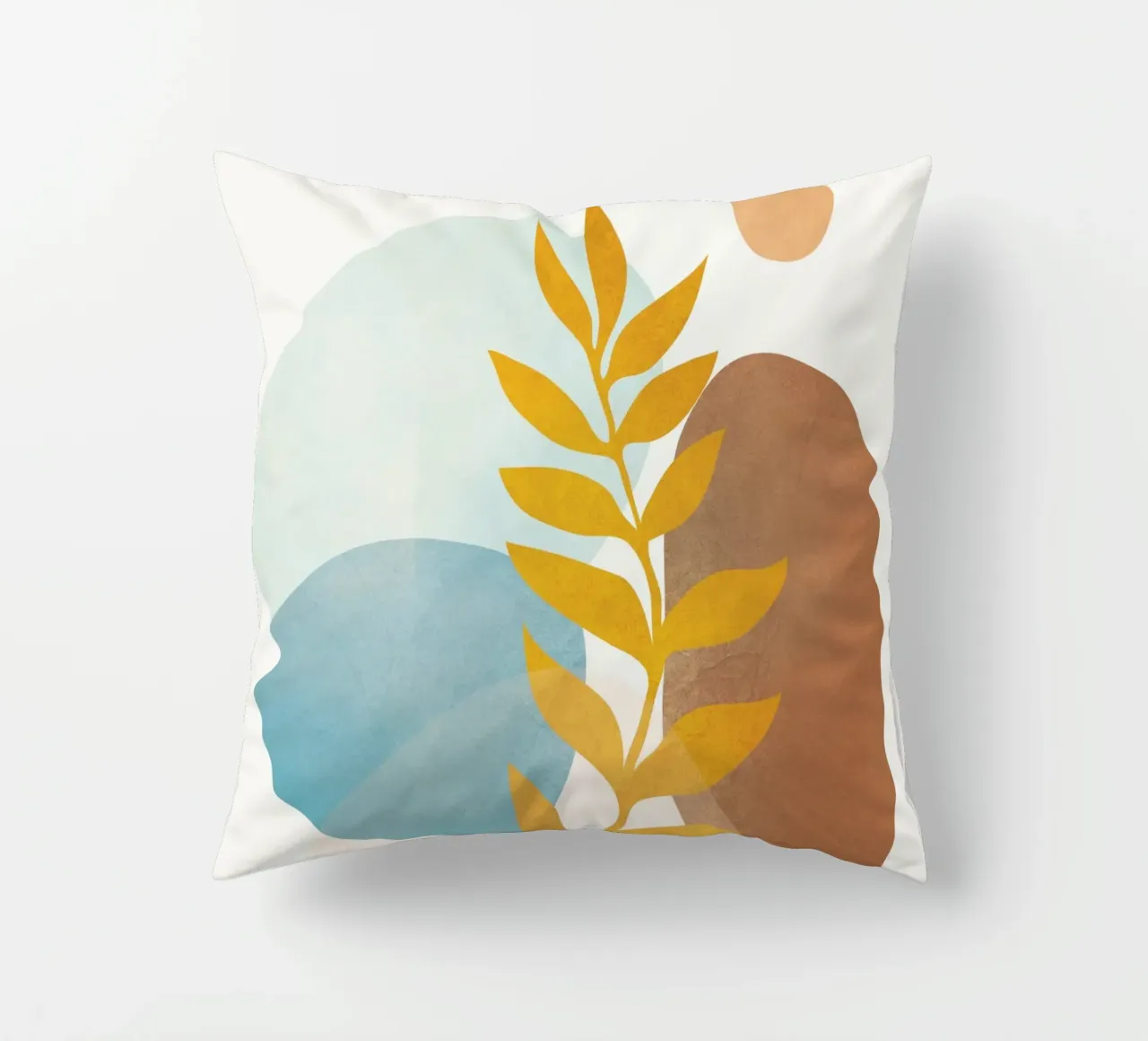 Soft Abstract Shapes 04 Kissen von Flow Line