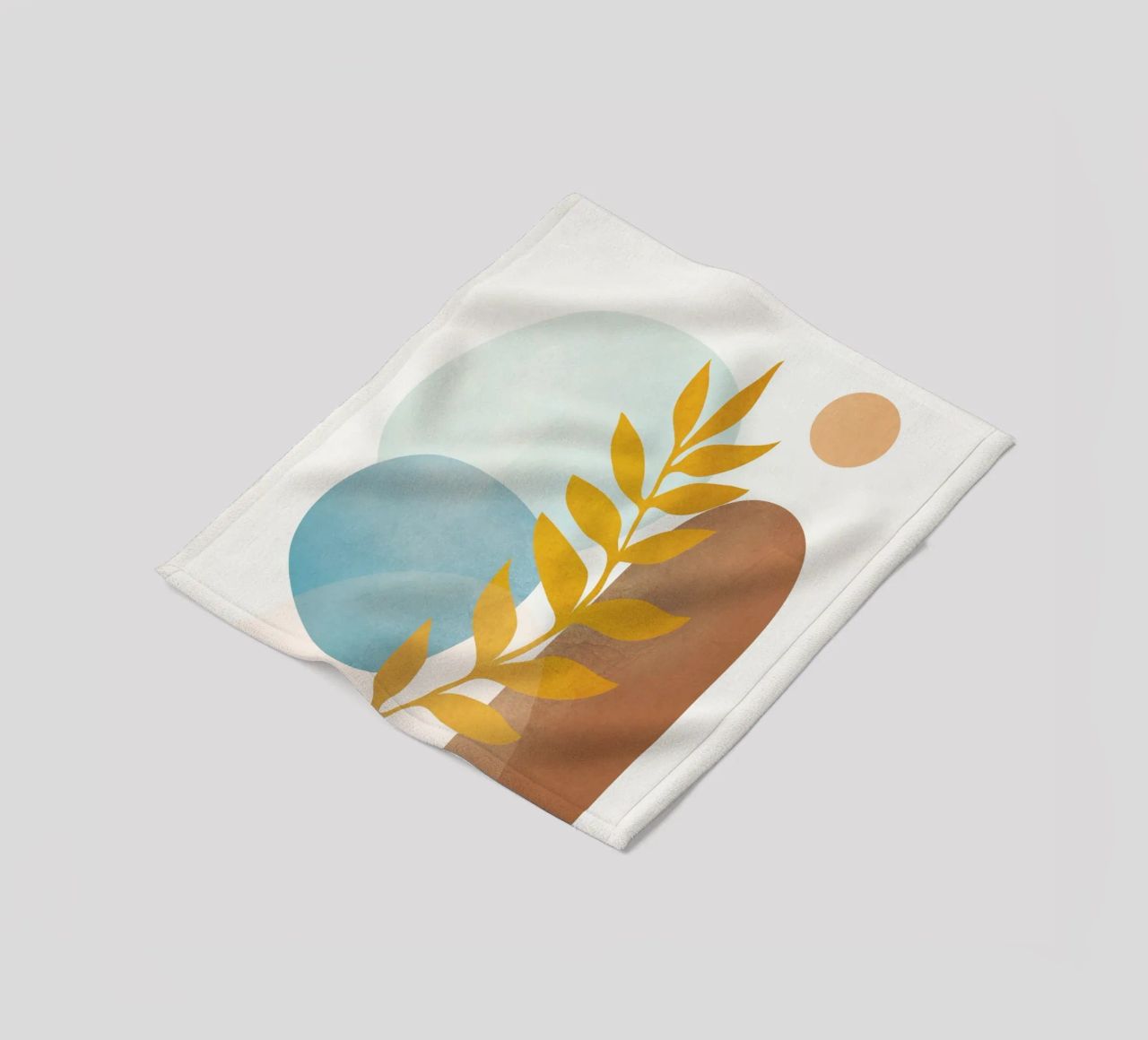 Soft Abstract Shapes 04 coperta in pile da Flow Line
