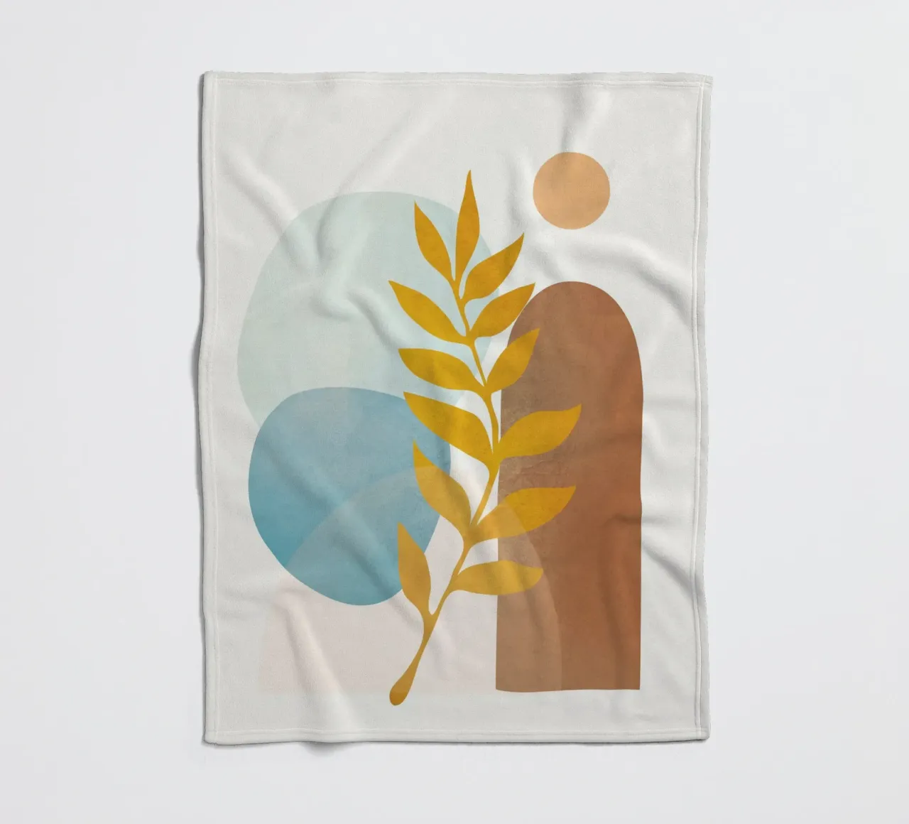 Soft Abstract Shapes 04 coperta in pile da Flow Line