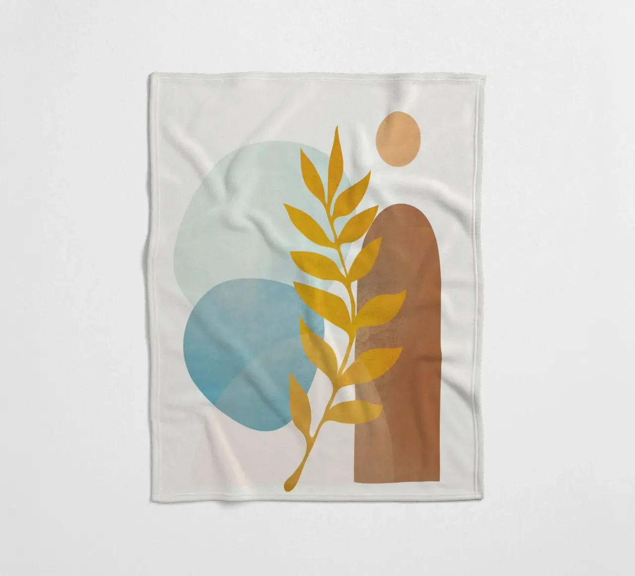 Soft Abstract Shapes 04 coperta in pile da Flow Line