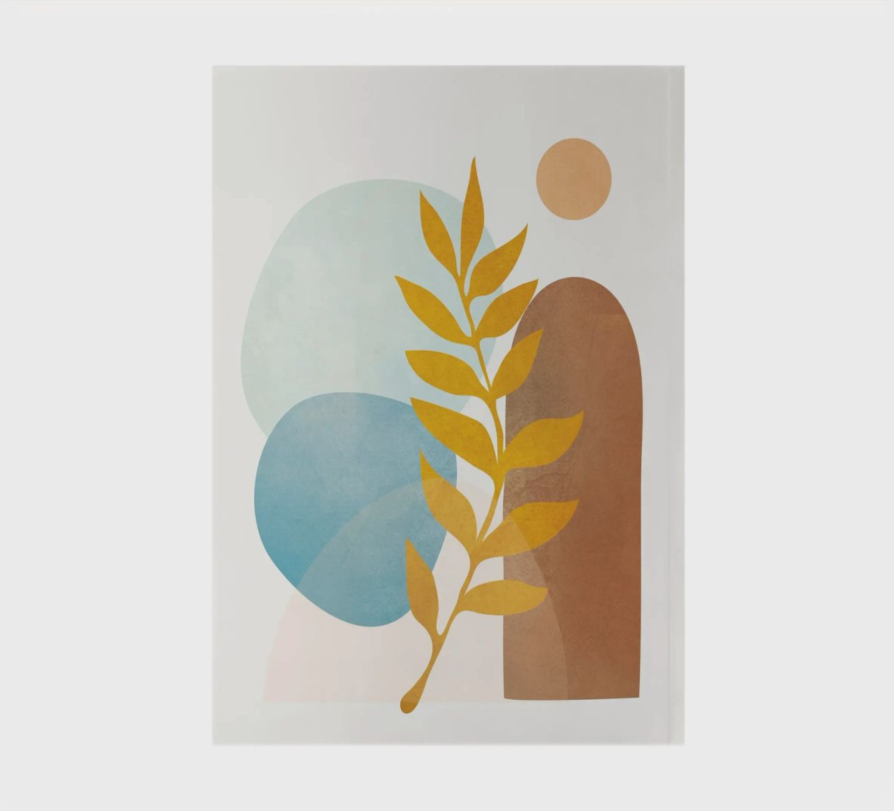 Soft Abstract Shapes 04 notebook by Flow Line