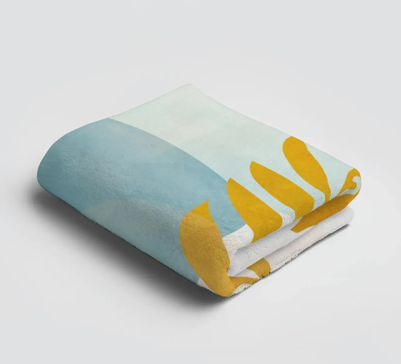 Soft Abstract Shapes 04 towel by Flow Line