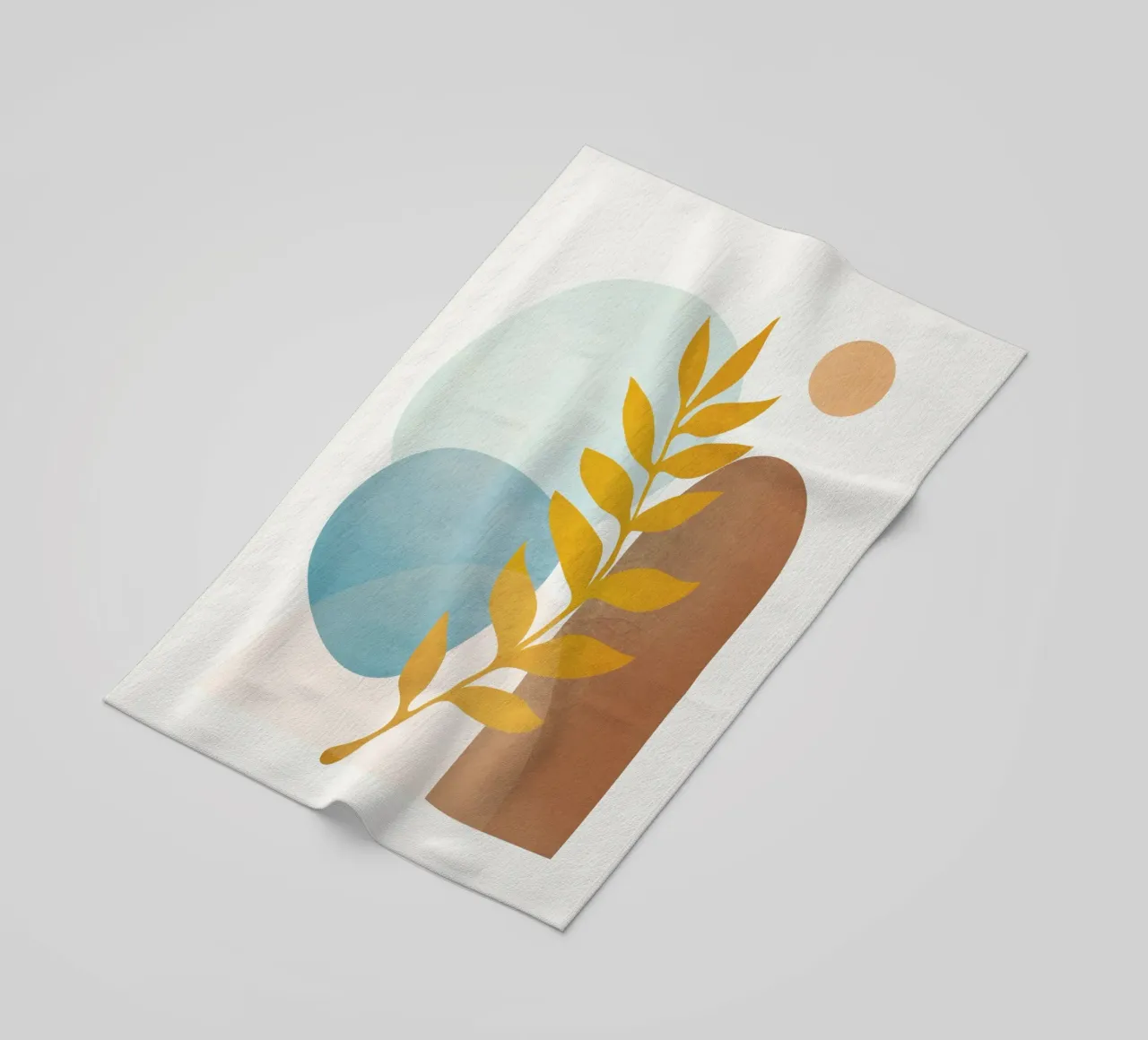 Soft Abstract Shapes 04 Strandtuch von Flow Line